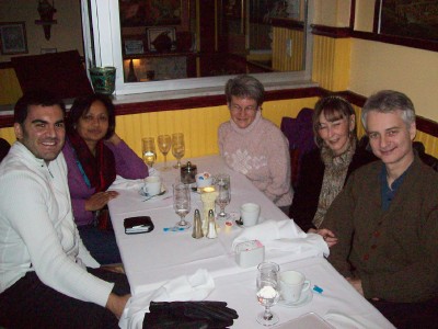 Group pic at Leonardo's La Bande des Joyeux Lurons!...